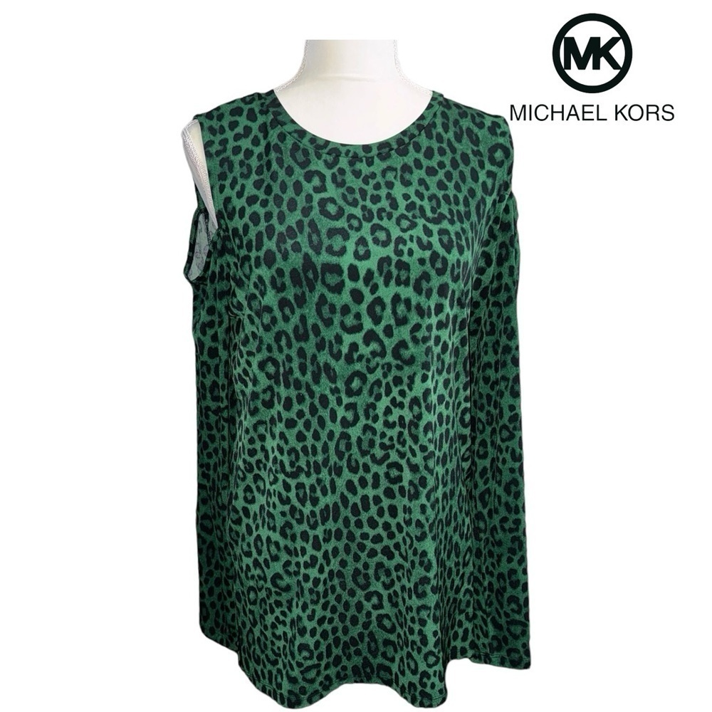 Michael Kors (NWT) Cold Shoulder Top Size XL - Picture 1 of 11